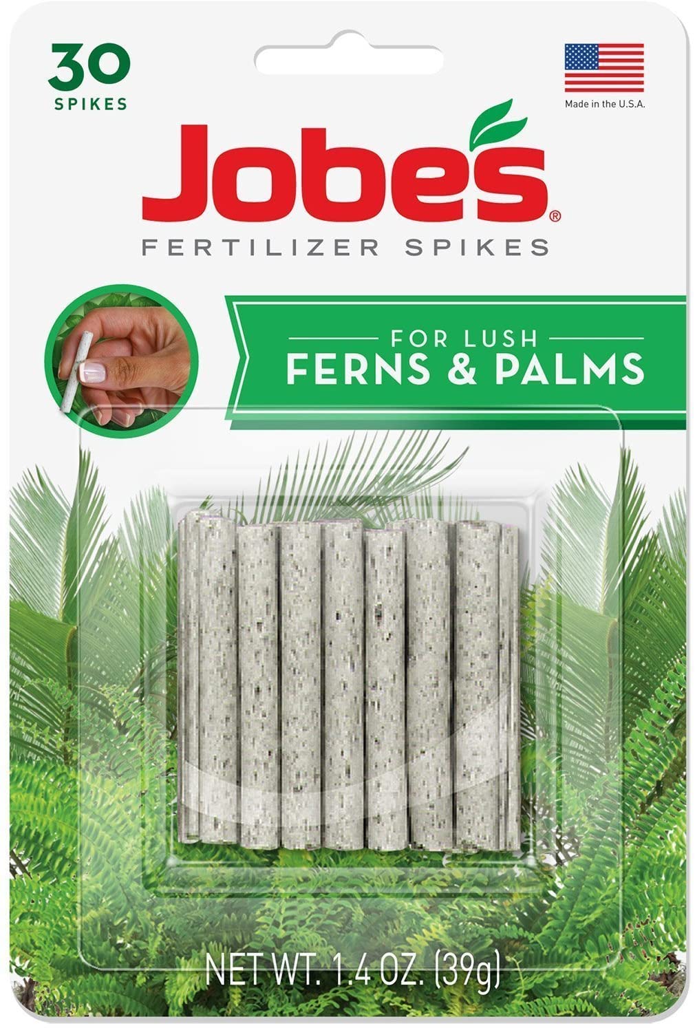 Jobe's Fern & Palm Fertilizer Spike [16-2-6], 30pk - Floral Acres Greenhouse & Garden Centre