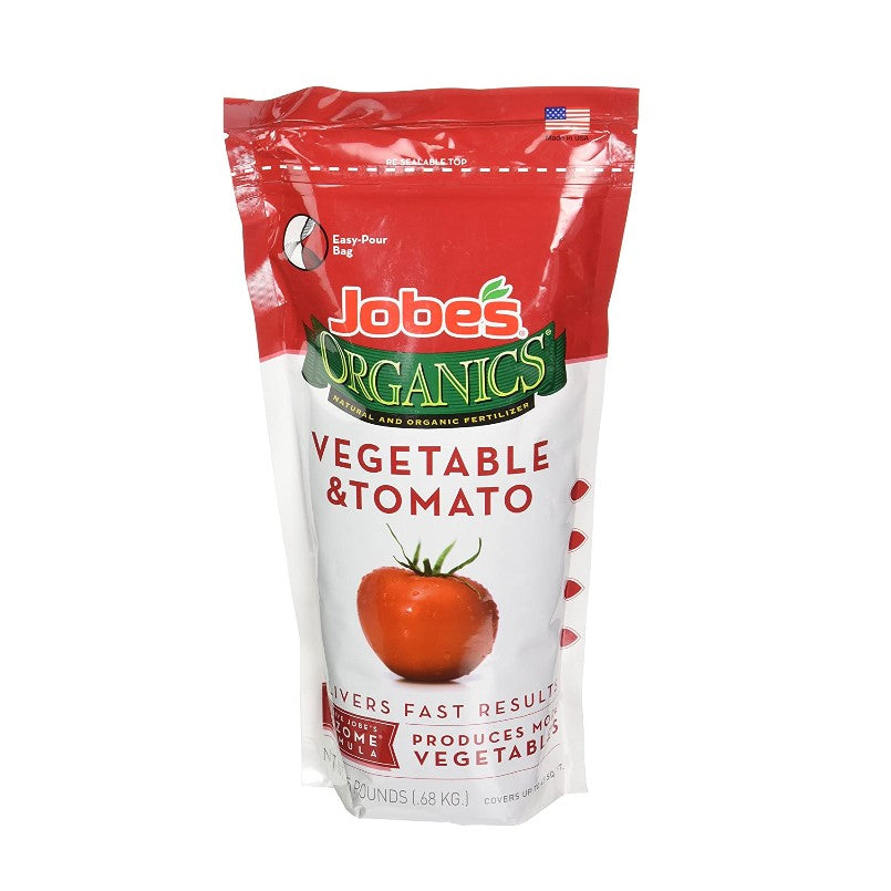 Jobe's Organic Veg & Tomato Fertilizer, 1.5lb - Floral Acres Greenhouse & Garden Centre