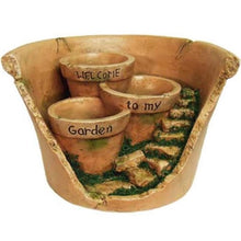 Load image into Gallery viewer, Planter, Welcome To My Garden, Broken - Floral Acres Greenhouse &amp; Garden Centre

