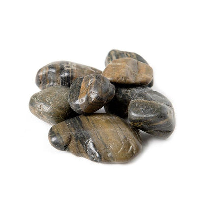 Decorative Stones, Tiger's Eye, 2lb Bag - Floral Acres Greenhouse & Garden Centre