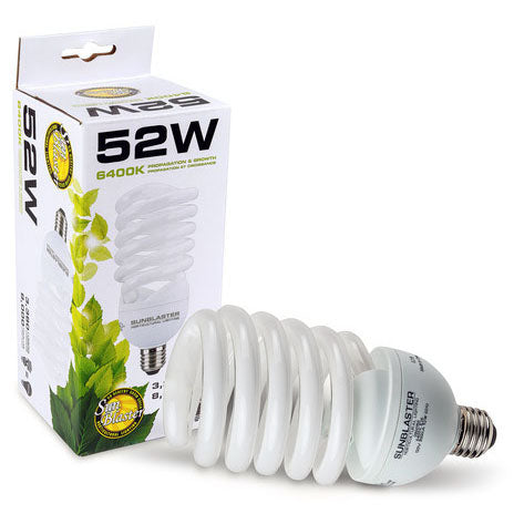 Grow Light Bulb, Sunblaster 52W CFL 6400K Bulb