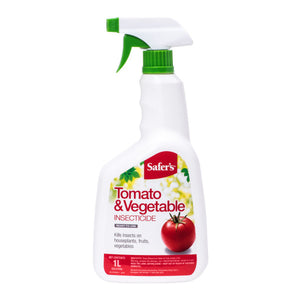 Safer's Tomato & Vegetable Insect Killer Spray, 1L - Floral Acres Greenhouse & Garden Centre