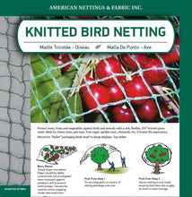 Load image into Gallery viewer, Knitted Bird Netting, 1in Mesh, 30ft x 30ft - Floral Acres Greenhouse &amp; Garden Centre
