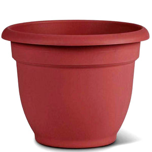 Planter, 20in, Ariana Self-Watering, Burnt Red