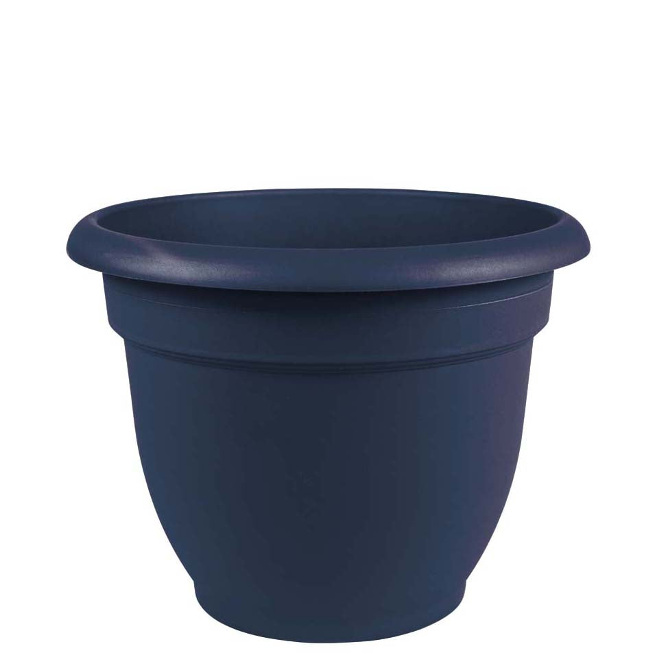 Planter, 10in, Ariana Self-Watering, Classic Blue