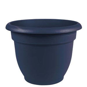 Planter, 12in, Ariana Self-Watering, Classic Blue