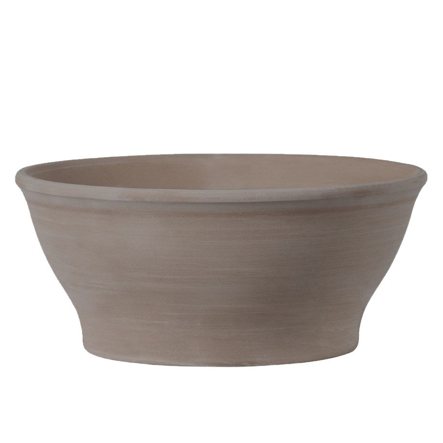 Planter, Bowl, 27cm, Terracotta, Graphite - Floral Acres Greenhouse & Garden Centre