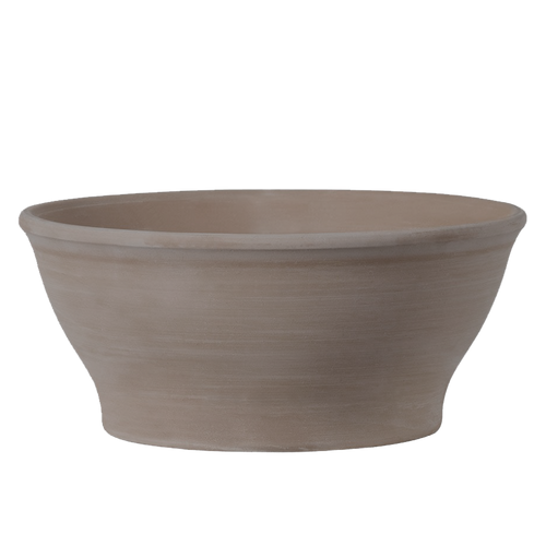 Planter, Bowl, 32cm, Terracotta, Graphite - Floral Acres Greenhouse & Garden Centre