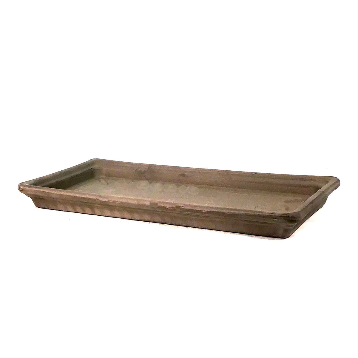 Saucer, Balcony Box, 41cm, Terracotta, Graphite