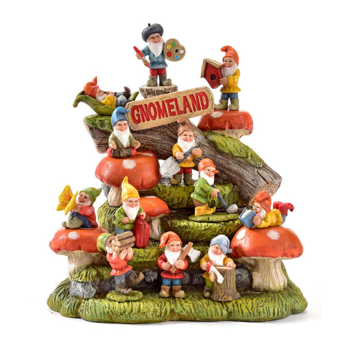 Polystone Mini Gnomeland Figurine, Assorted - Floral Acres Greenhouse & Garden Centre