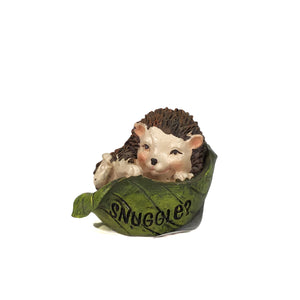 Polystone Mini Hedgehog Figurine, Assorted