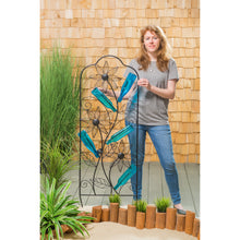 Load image into Gallery viewer, Solar Floral Bottle Tree Garden Stake, 51in - Floral Acres Greenhouse &amp; Garden Centre
