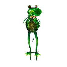 Load image into Gallery viewer, Secret Solar Metal Frog Statuary, 3 Assorted - Floral Acres Greenhouse &amp; Garden Centre
