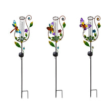 Load image into Gallery viewer, Solar Twinkling Rain Gauge Garden Stake, Vine - Floral Acres Greenhouse &amp; Garden Centre
