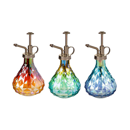 Iridescent Faceted Glass Plant Mister, 3 Assorted - Floral Acres Greenhouse & Garden Centre