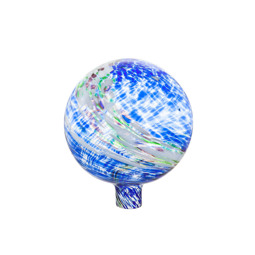 Glow in the Dark Gazing Ball, 10in, Blue/Green - Floral Acres Greenhouse & Garden Centre