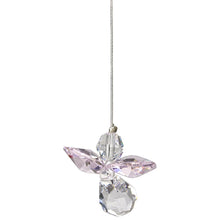 Load image into Gallery viewer, Crystal Guardian Angel Suncatcher, Rose - Floral Acres Greenhouse &amp; Garden Centre

