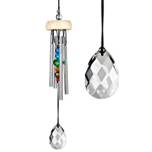 Load image into Gallery viewer, Gem Drop Wind Chime, Prism, 10in - Floral Acres Greenhouse &amp; Garden Centre
