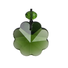 Load image into Gallery viewer, Gem Drop Wind Chime, Shamrock, 10in - Floral Acres Greenhouse &amp; Garden Centre
