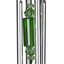 Load image into Gallery viewer, Gem Drop Wind Chime, Shamrock, 10in - Floral Acres Greenhouse &amp; Garden Centre
