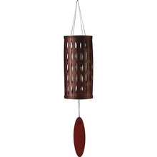 Load image into Gallery viewer, Aloha Bamboo Wind Chime, Purple Passion, 28in - Floral Acres Greenhouse &amp; Garden Centre
