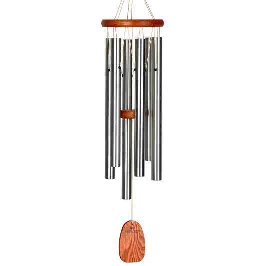 Amazing Grace Wind Chime, Silver, Medium, 24in - Floral Acres Greenhouse & Garden Centre