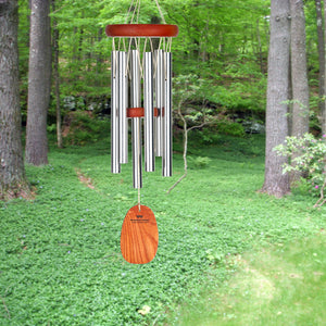 Amazing Grace Wind Chime, Silver, Small, 16in - Floral Acres Greenhouse & Garden Centre