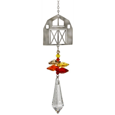 Crystal Fantasy Suncatcher, Barn - Floral Acres Greenhouse & Garden Centre