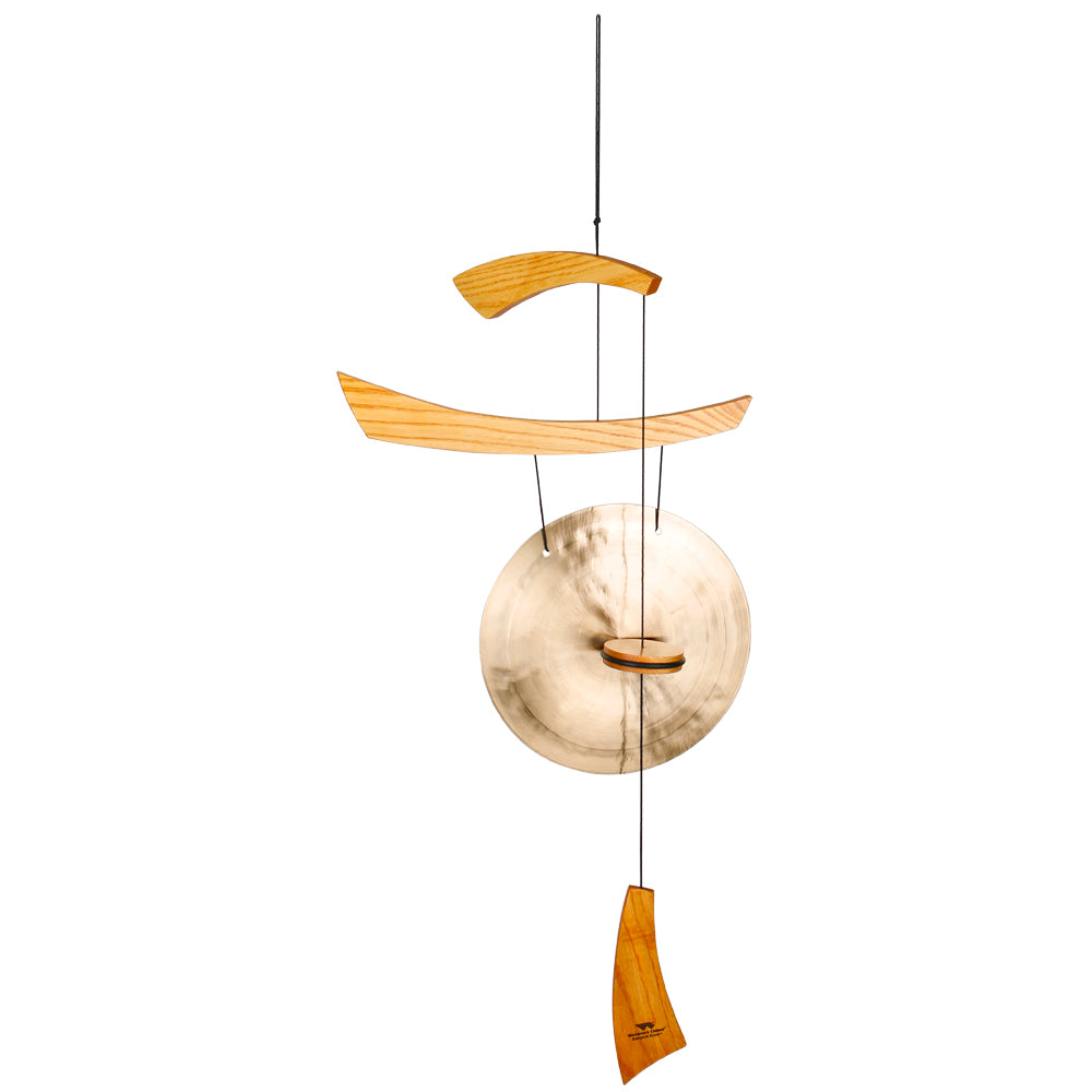 Emperor Gong Wind Chime, Natural, 34in - Floral Acres Greenhouse & Garden Centre