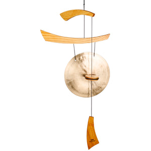 Emperor Gong Wind Chime, Natural, 34in - Floral Acres Greenhouse & Garden Centre