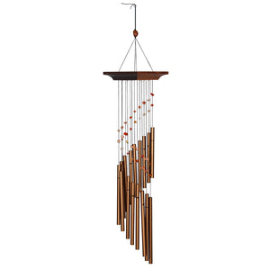Mystic Spiral Wind Chime, Amber, 22in - Floral Acres Greenhouse & Garden Centre