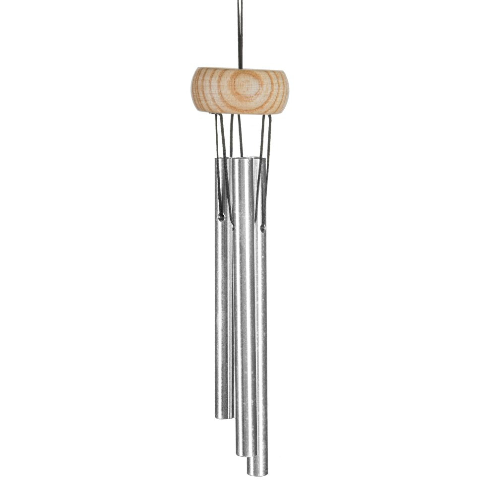 Piccolo Wind Chime, Silver, 6in - Floral Acres Greenhouse & Garden Centre