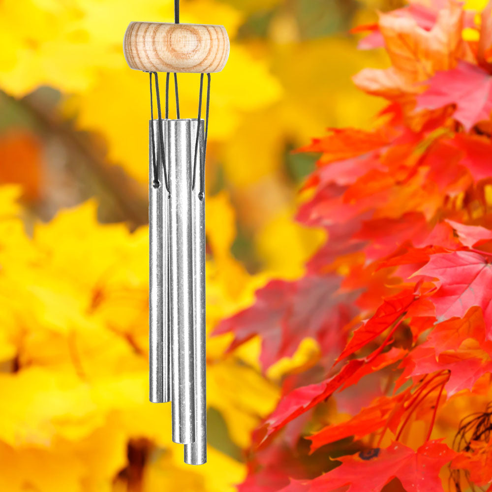 Piccolo Wind Chime, Silver, 6in - Floral Acres Greenhouse & Garden Centre