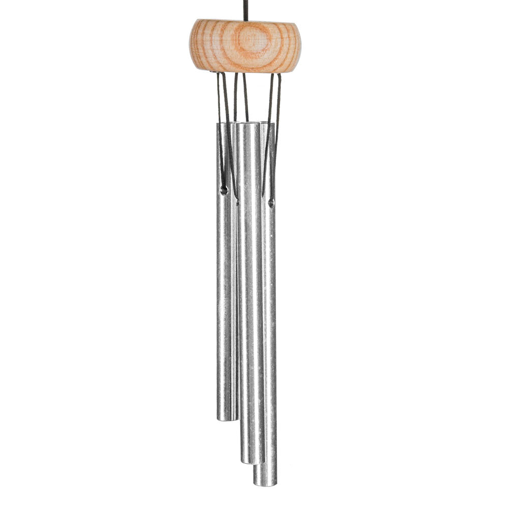 Piccolo Wind Chime, Silver, 6in - Floral Acres Greenhouse & Garden Centre