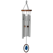 Load image into Gallery viewer, Agate Wind Chime, Large, Blue, 25in - Floral Acres Greenhouse &amp; Garden Centre
