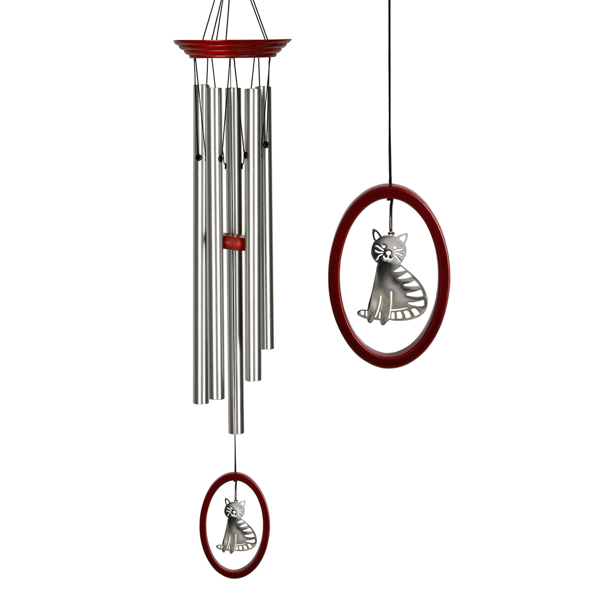 Wind Fantasy Wind Chime, Cat, 24in - Floral Acres Greenhouse & Garden Centre