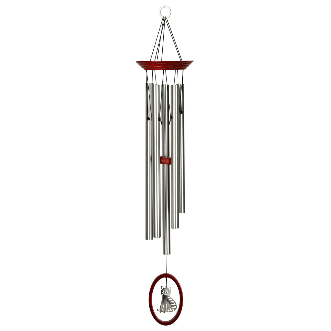 Wind Fantasy Wind Chime, Cat, 24in - Floral Acres Greenhouse & Garden Centre