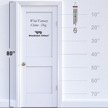 Wind Fantasy Wind Chime, Dog, 24in - Floral Acres Greenhouse & Garden Centre