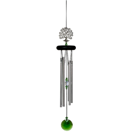 Crystal Wind Chime, Tree of Life, 19in - Floral Acres Greenhouse & Garden Centre