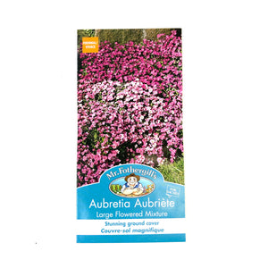 Aubretia - Lrg Flowered Mix Seeds, Mr Fothergill's - Floral Acres Greenhouse & Garden Centre