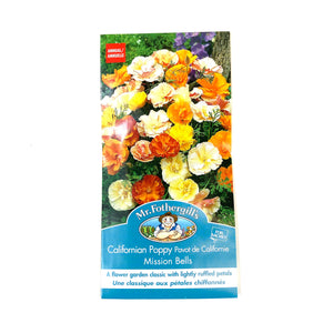 Cali Poppy - Mission Bells Seeds, Mr Fothergills - Floral Acres Greenhouse & Garden Centre