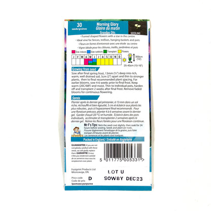 MorningGlory - Grandpa Otts Seeds, Mr Fothergill's - Floral Acres Greenhouse & Garden Centre