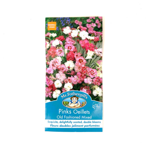 Pink - Old Fashioned Mix Seeds, Mr Fothergill's - Floral Acres Greenhouse & Garden Centre