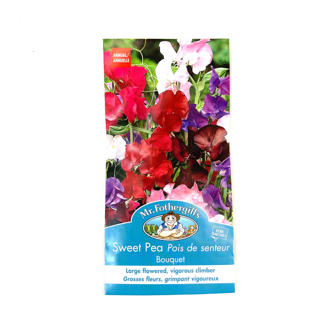 Sweet Pea - Bouquet Seeds, Mr Fothergill's - Floral Acres Greenhouse & Garden Centre
