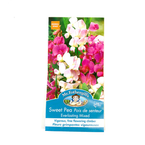 Sweet Pea - Everlasting Seeds, Mr Fothergill's - Floral Acres Greenhouse & Garden Centre