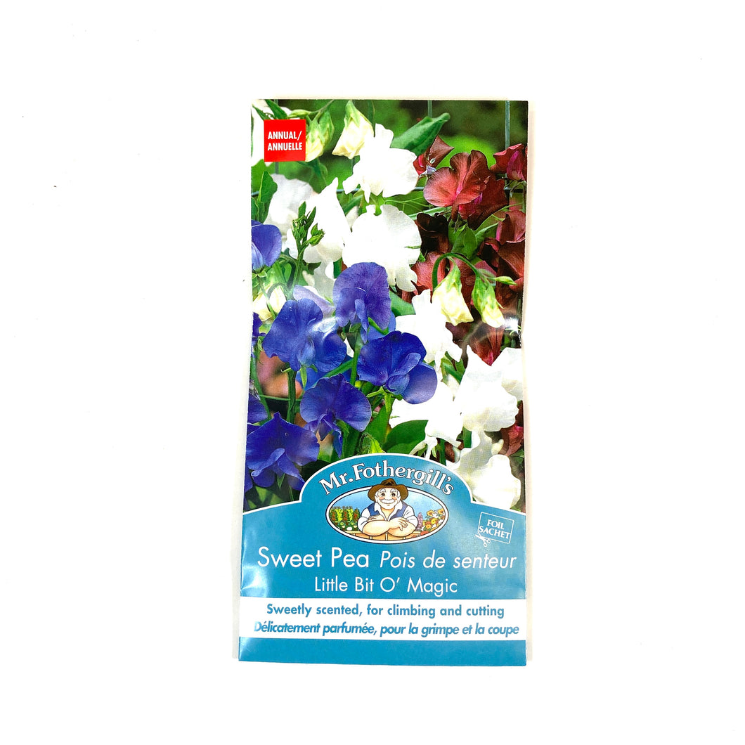 Sweet Pea - LittleBitOMagic Seeds, Mr Fothergill's - Floral Acres Greenhouse & Garden Centre