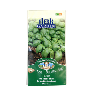 Basil - Sweet Seeds, Mr Fothergill's - Floral Acres Greenhouse & Garden Centre