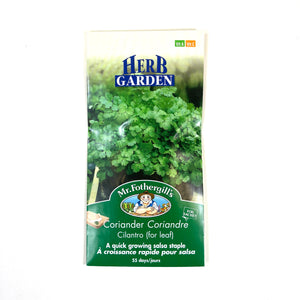 Coriander - Cilantro Seeds, Mr Fothergill's - Floral Acres Greenhouse & Garden Centre