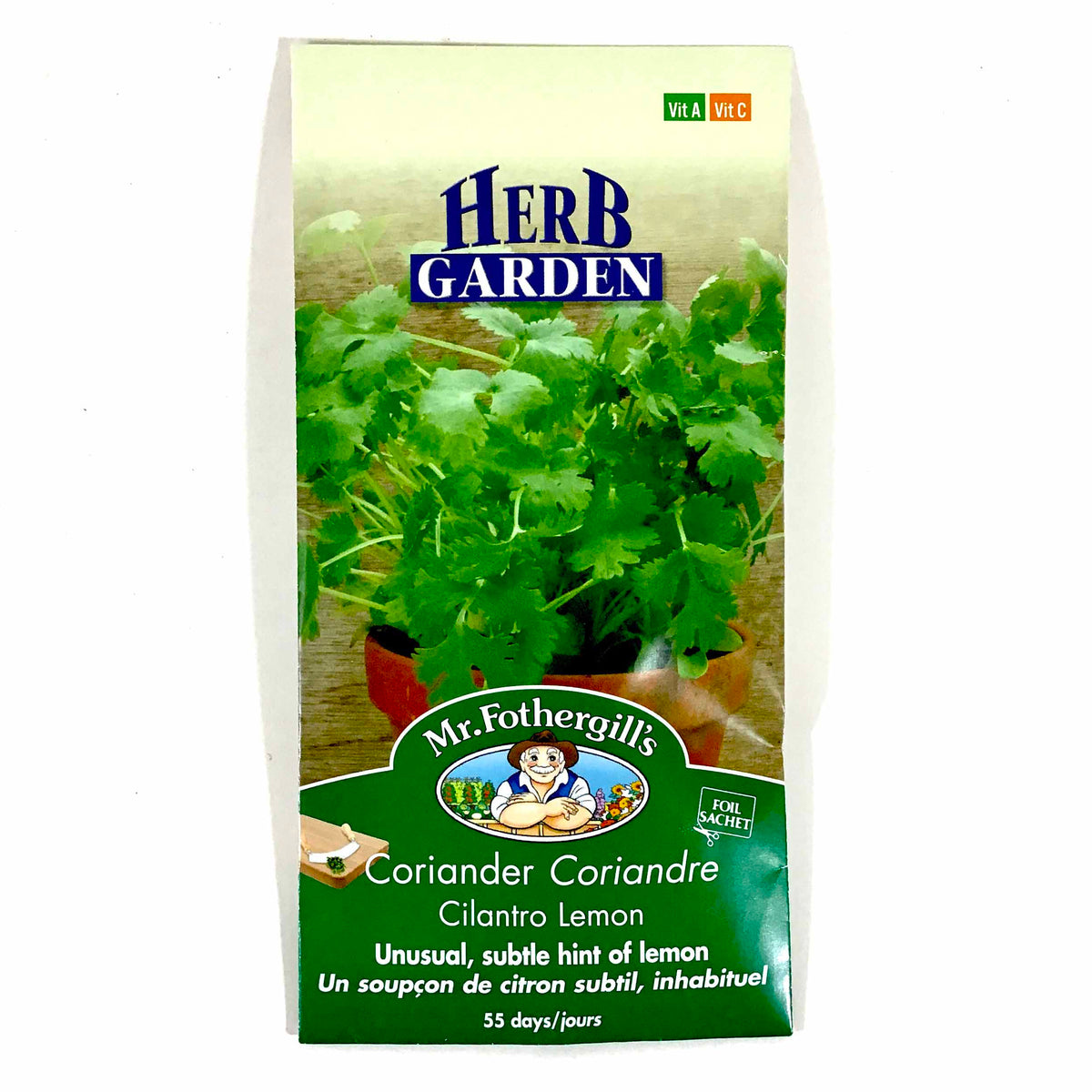 Coriander - Cilantro Lemon Seeds, Mr Fothergill's - Floral Acres Greenhouse & Garden Centre