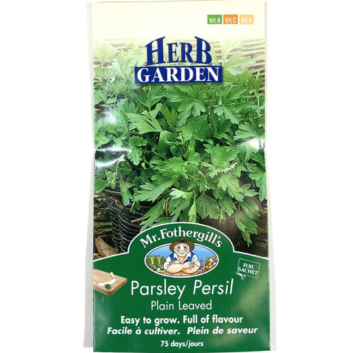 Parsley - Plain Leaved Seeds, Mr Fothergill's - Floral Acres Greenhouse & Garden Centre
